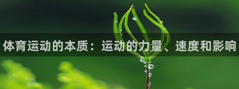 千亿国际官网下载招商电话是多少：体育运动的本质：运动